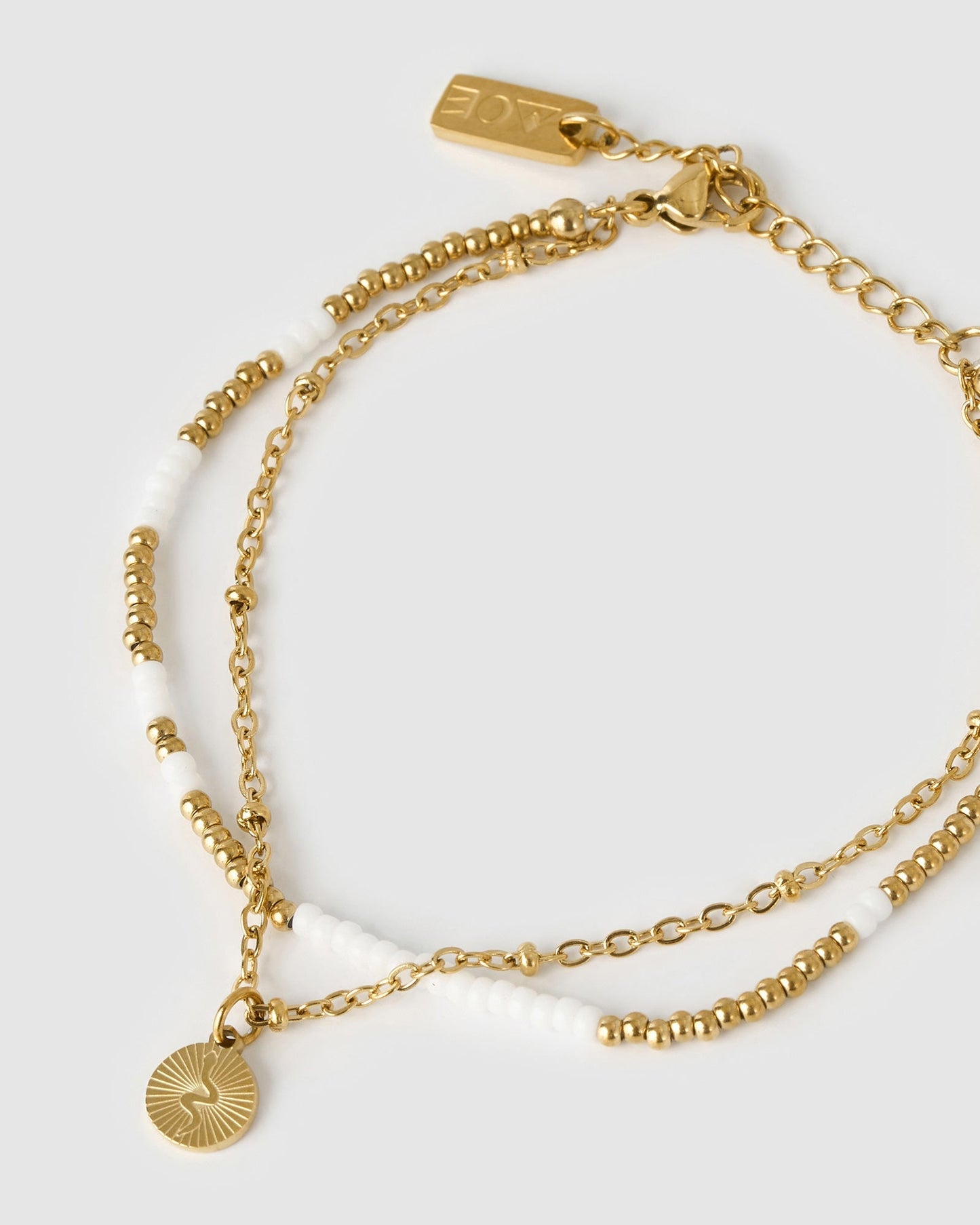 Cobra Gold Bracelet - Vanilla