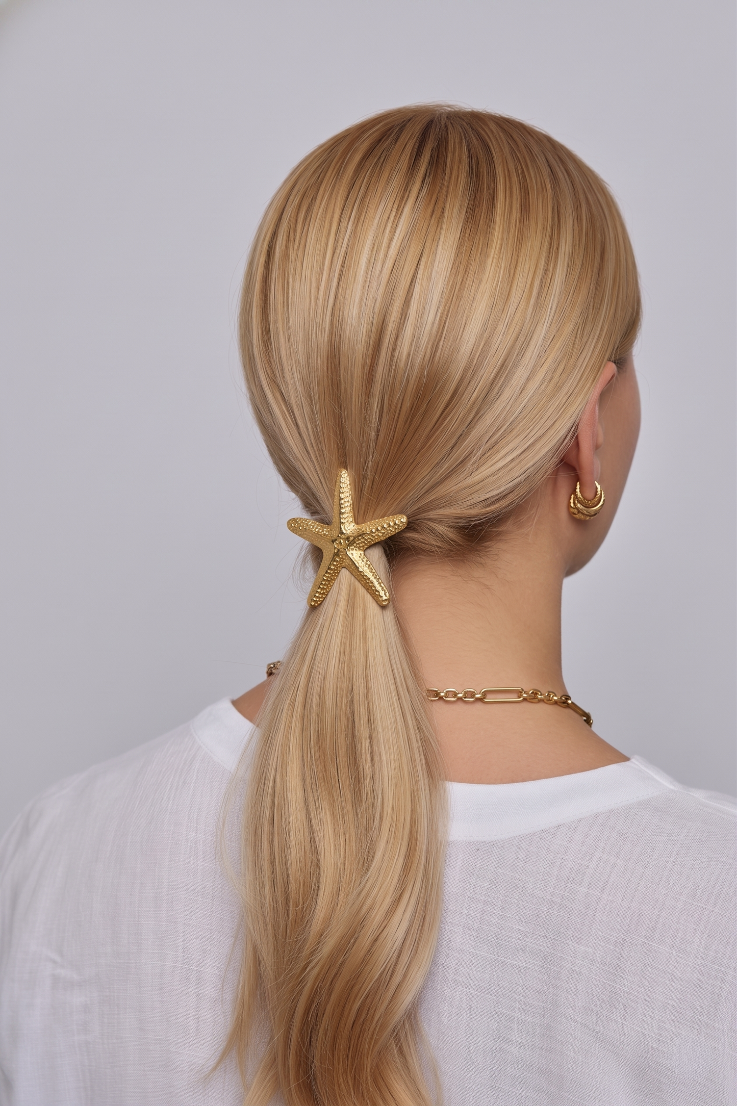 Coral Hair Tie - Natural