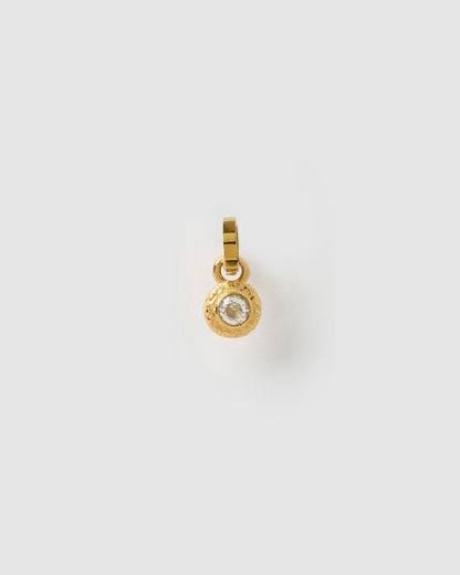 Crushed Birthstone Charm