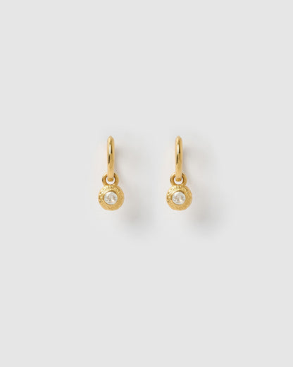 Crushed Birthstone Earrings