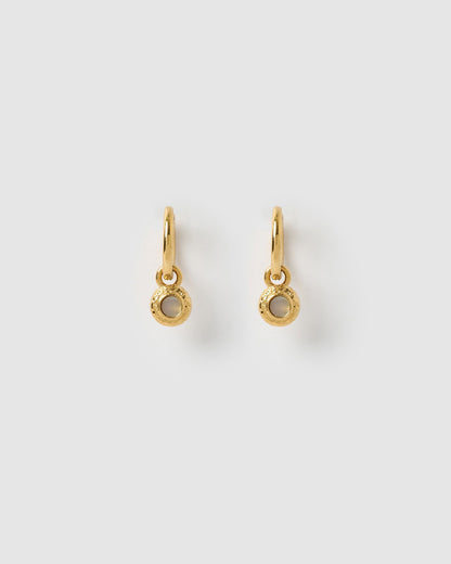 Crushed Birthstone Earrings