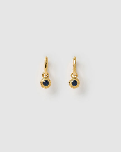 Crushed Birthstone Earrings