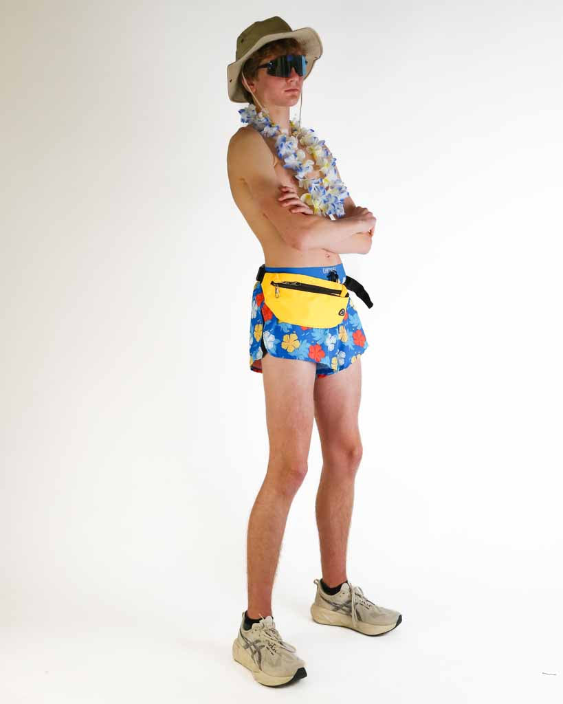 Men's Hawaiian 2" DS Split Shorts