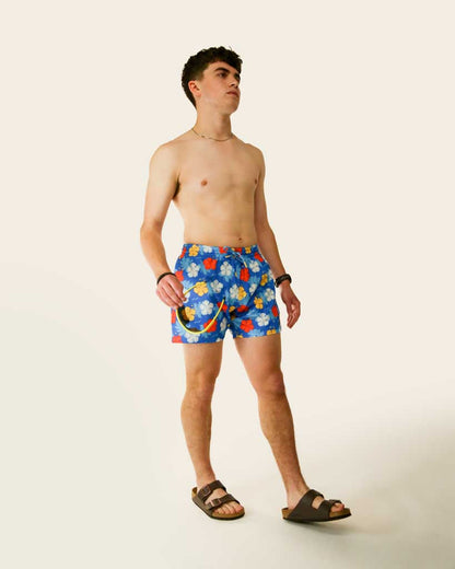 Men's Hawaiian Swim Trunks