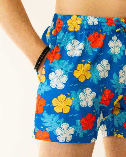 Men's Hawaiian Swim Trunks