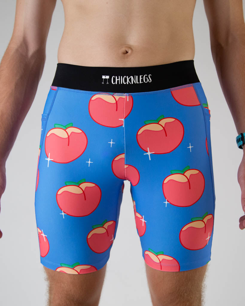 Men's Juicy Peaches 8" Half Tights