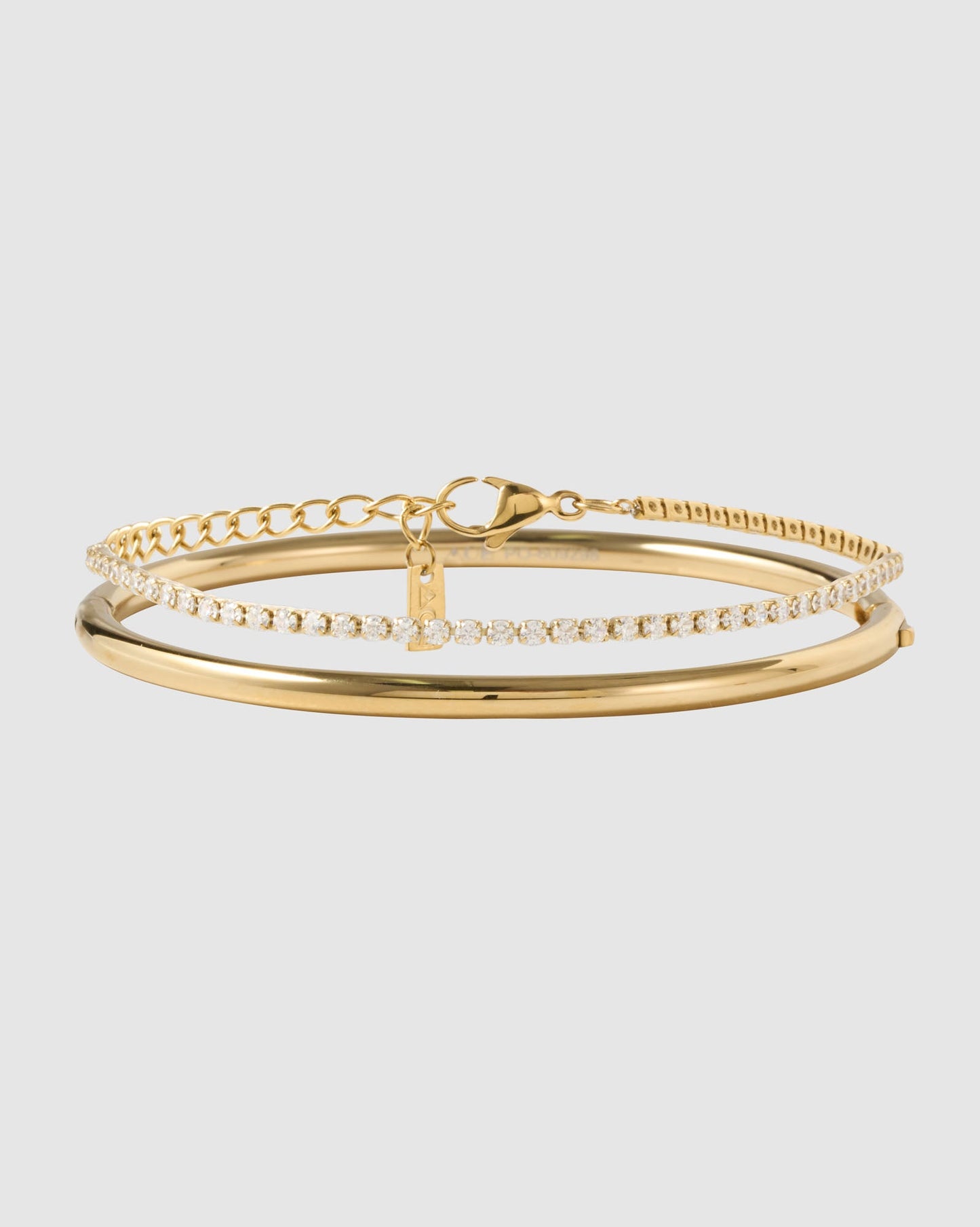 Dainty Tennis Bracelet Stack