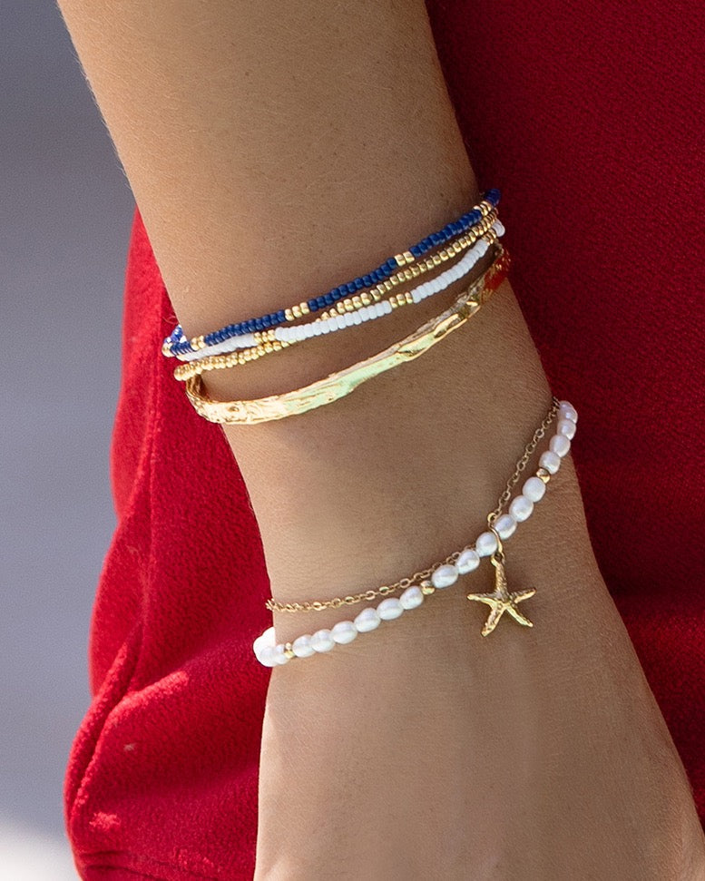 Sunny Bracelet Set - Navy