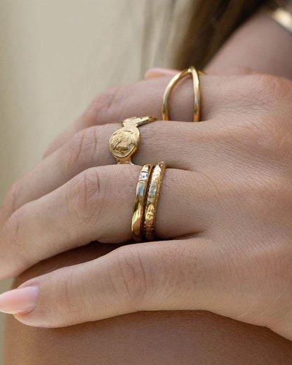 Lori Gold Ring Stack