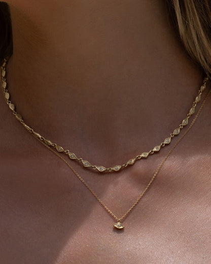 Double Elysian Necklace Stack