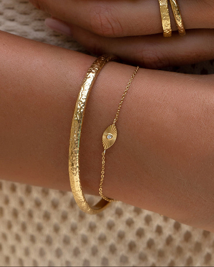 Evil Eye Gold Bracelet