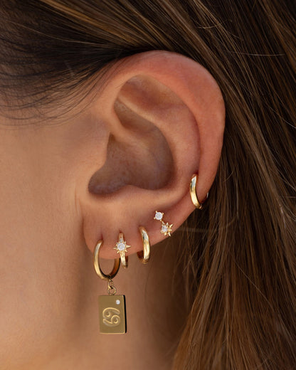 Bonnie Gold Single Stud Earrings