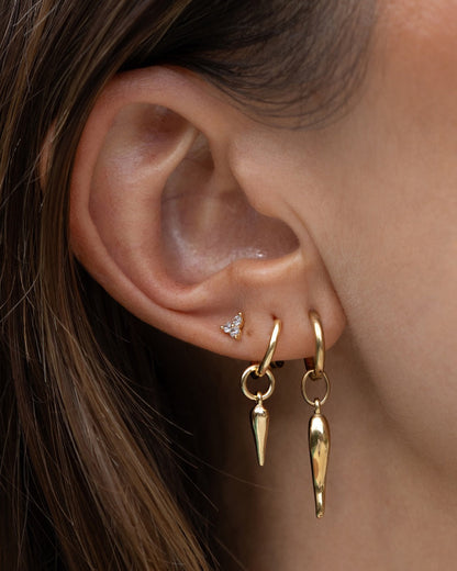 Cassia Single Stack Stud Earring