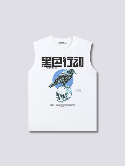 Front Print - Dark Crow Tank Top