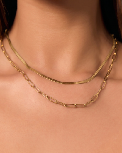 Essential Necklace Stack - Gold