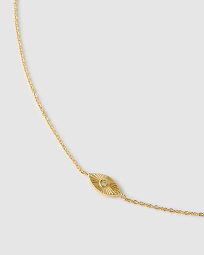 Evil Eye Gold Necklace