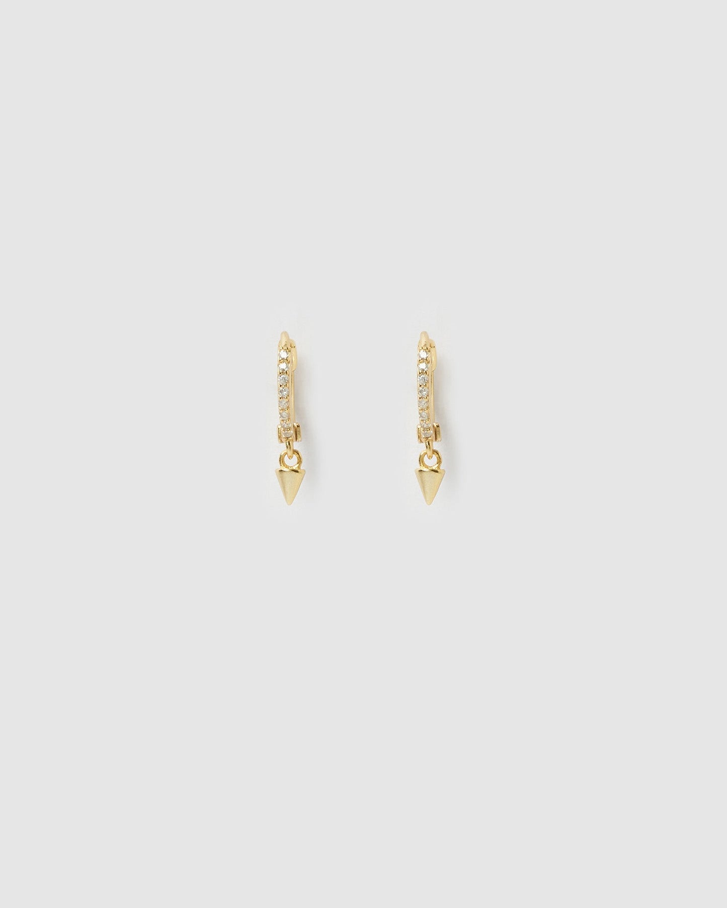 Glitter Earring Stack - Stone
