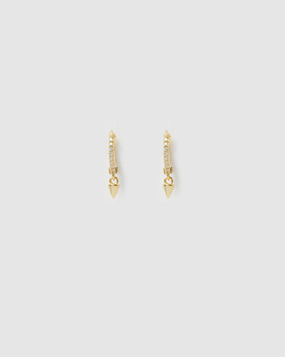 Glitter Earring Stack - Stone
