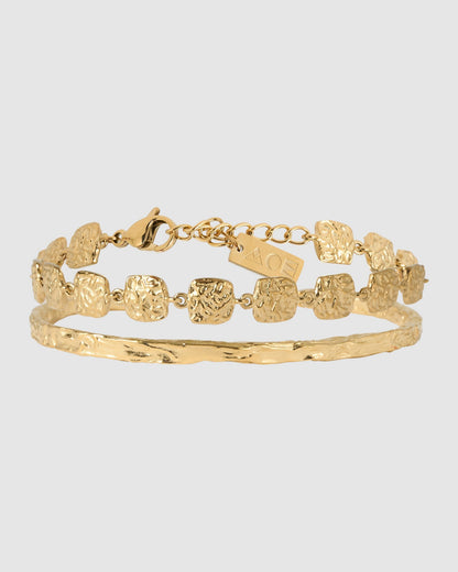 Halo Bracelet Stack