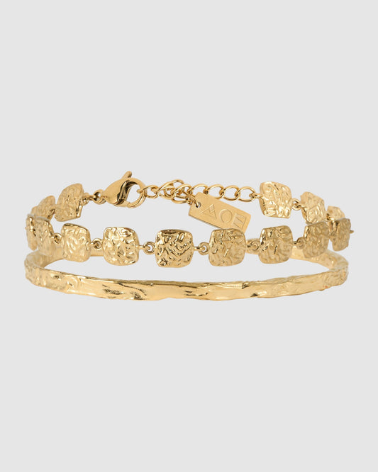 Halo Bracelet Stack