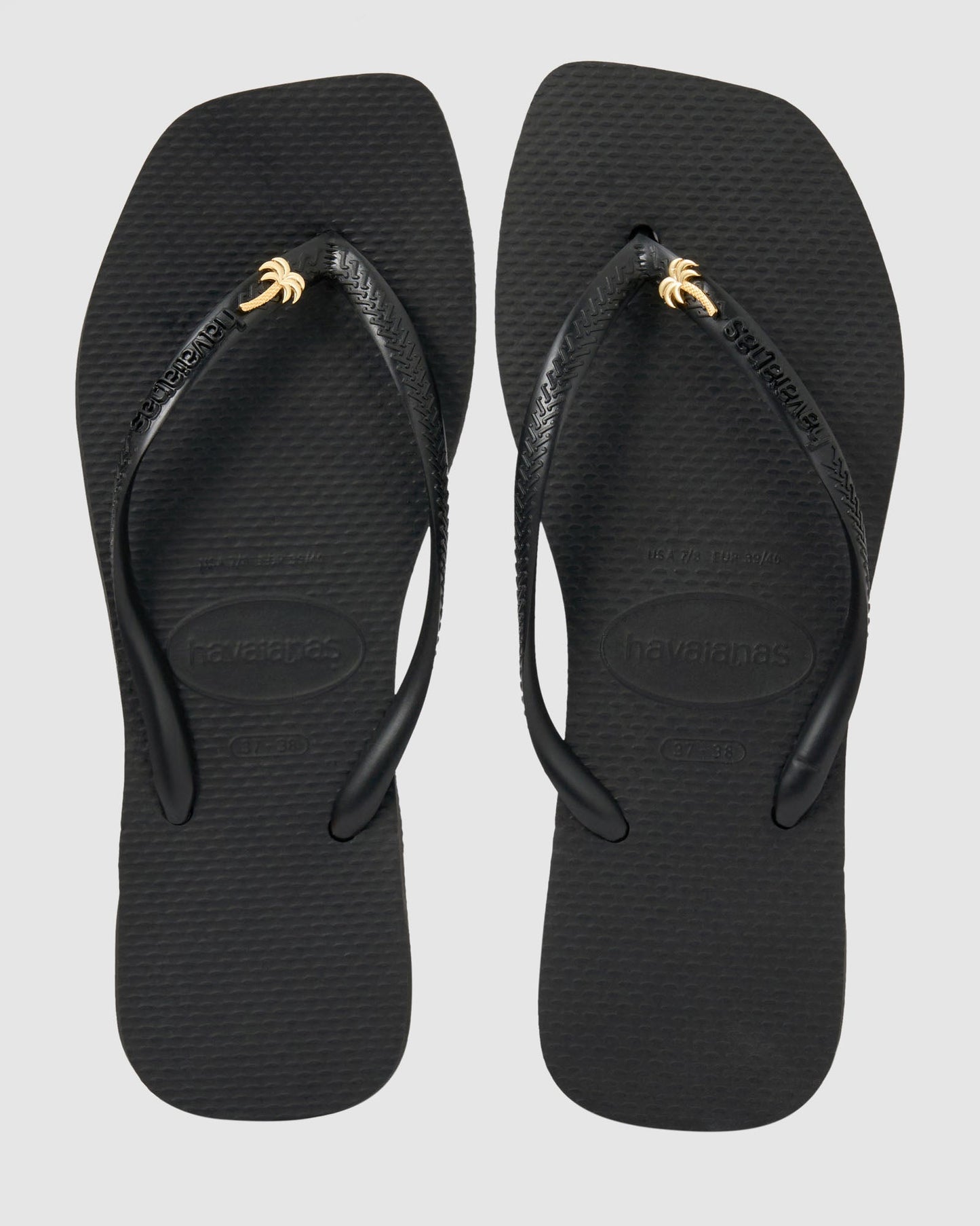 Havaianas Square Toe Palm Tree - Black