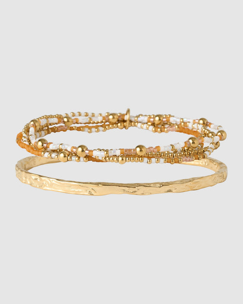 Henne Bracelet Stack - Mango