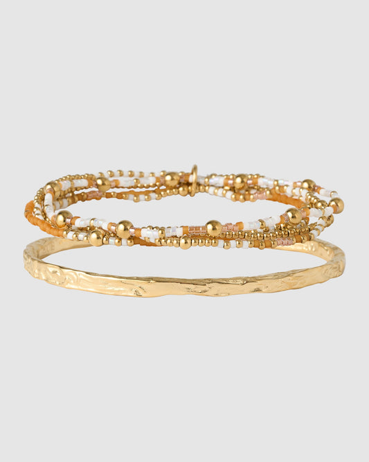 Henne Bracelet Stack - Mango