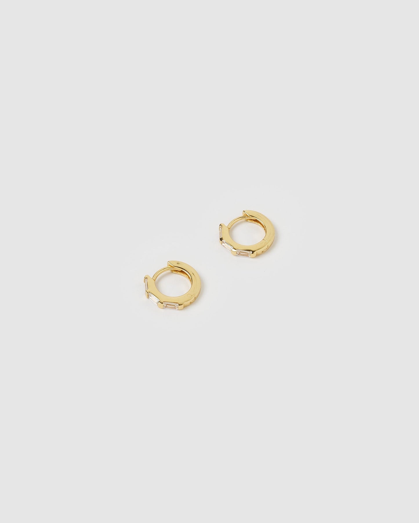 Holi Gold Huggie Earrings
