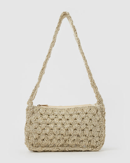 India Hand Bag - Biscotti