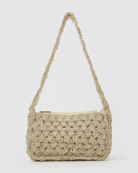 India Hand Bag - Biscotti