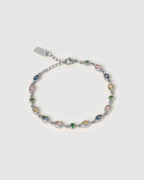 Isadora Silver Bracelet - Multi