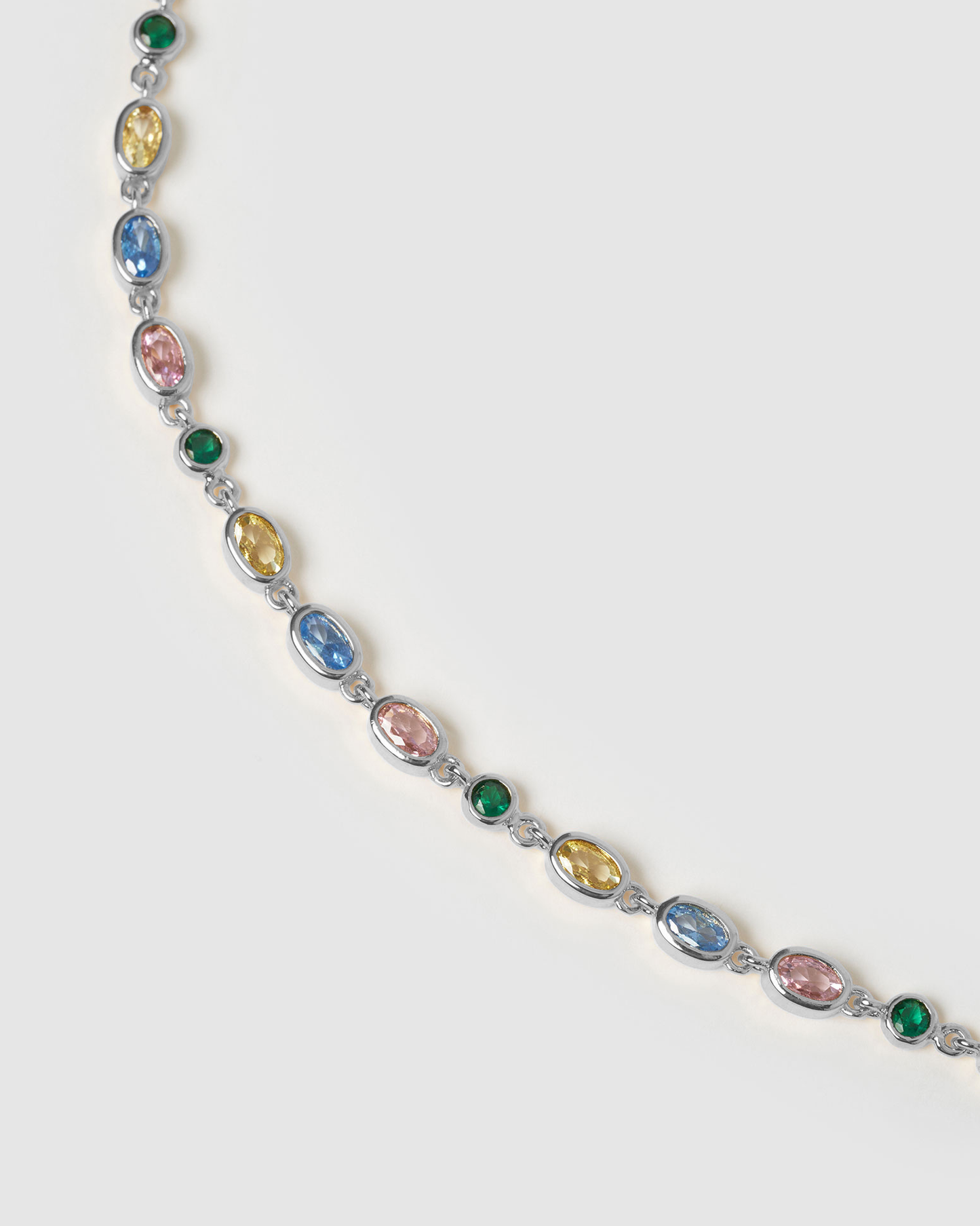 Isadora Silver Necklace - Multi