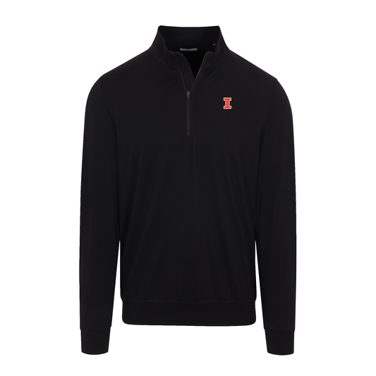 Illinois Velocity Performance Quarter Zip Black