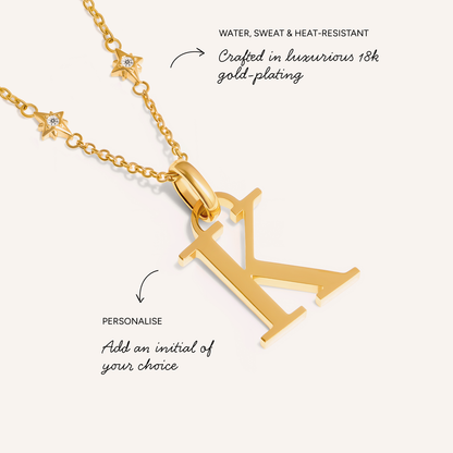 Written in the Stars Initial Necklace (Gold)