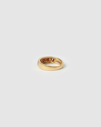 J'adore Gold Ring - Red