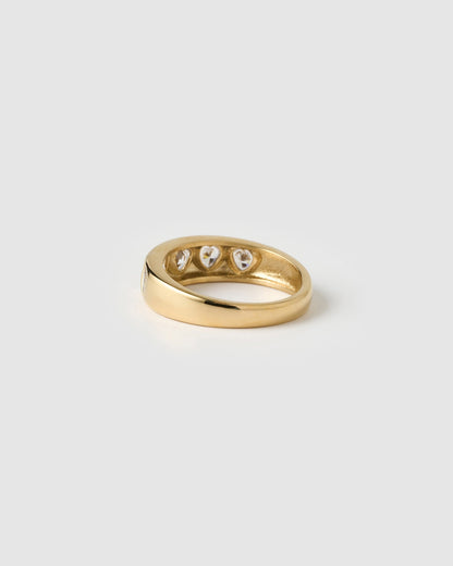 J'adore Gold Ring - Stone
