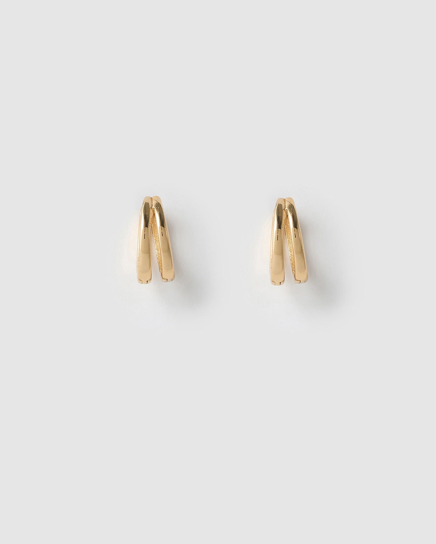 Jean Gold Huggie Earrings