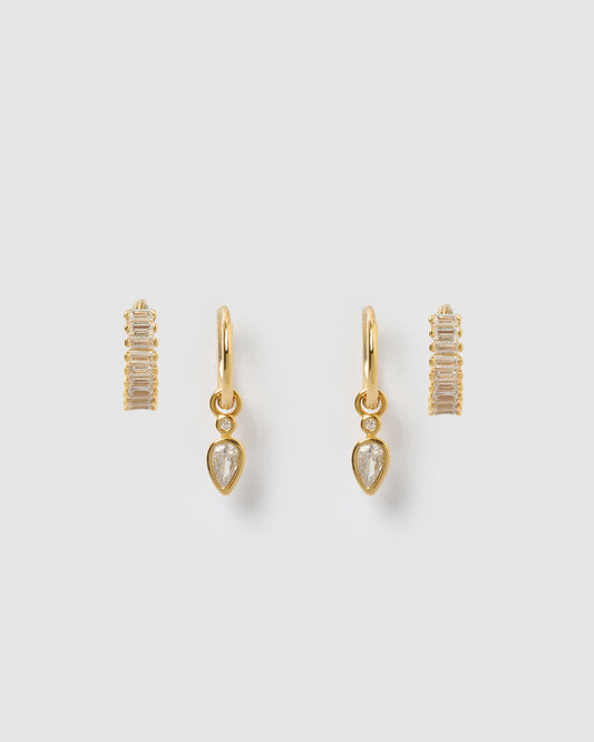 Kailey Earring Stack - Stone