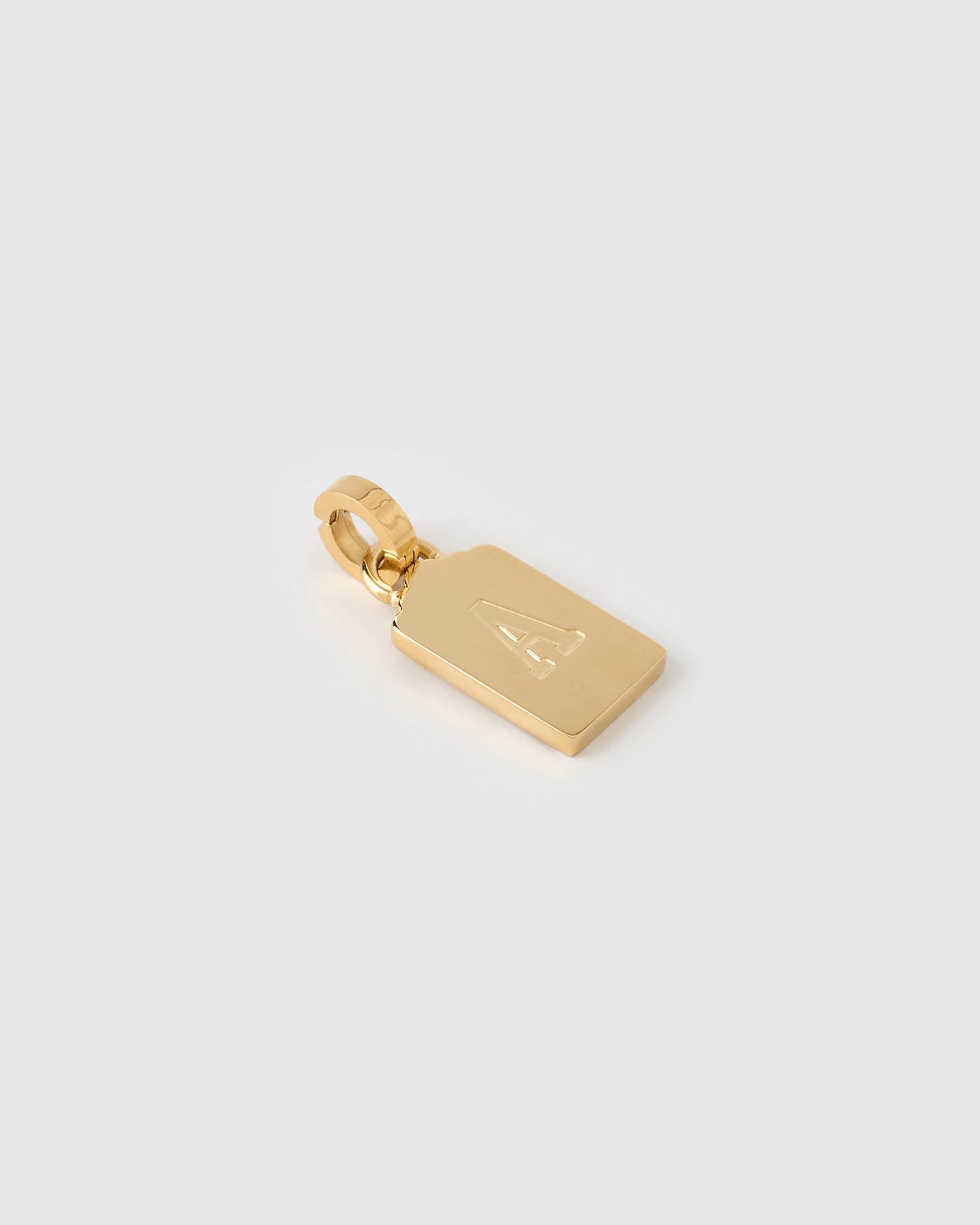 Letter Tag Charm