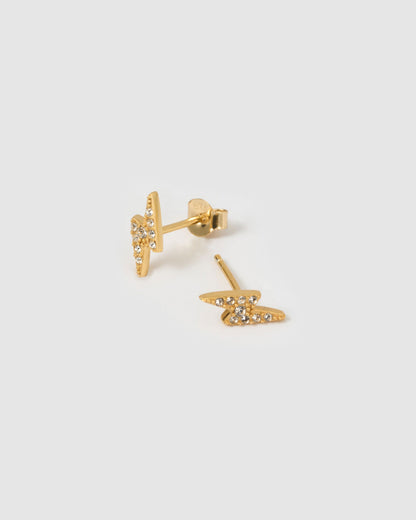 Lightning Stud Earrings