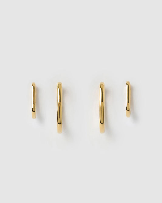 Loop Earring Stack - Gold