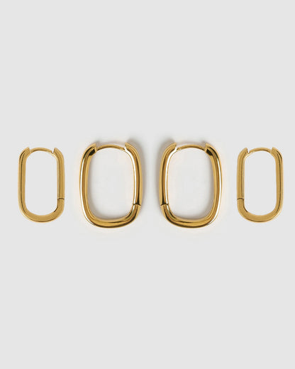 Loop Earring Stack - Gold