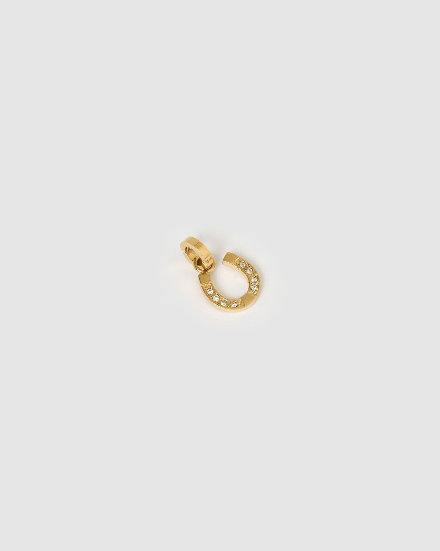 Lucky Horseshoe Charm - Gold