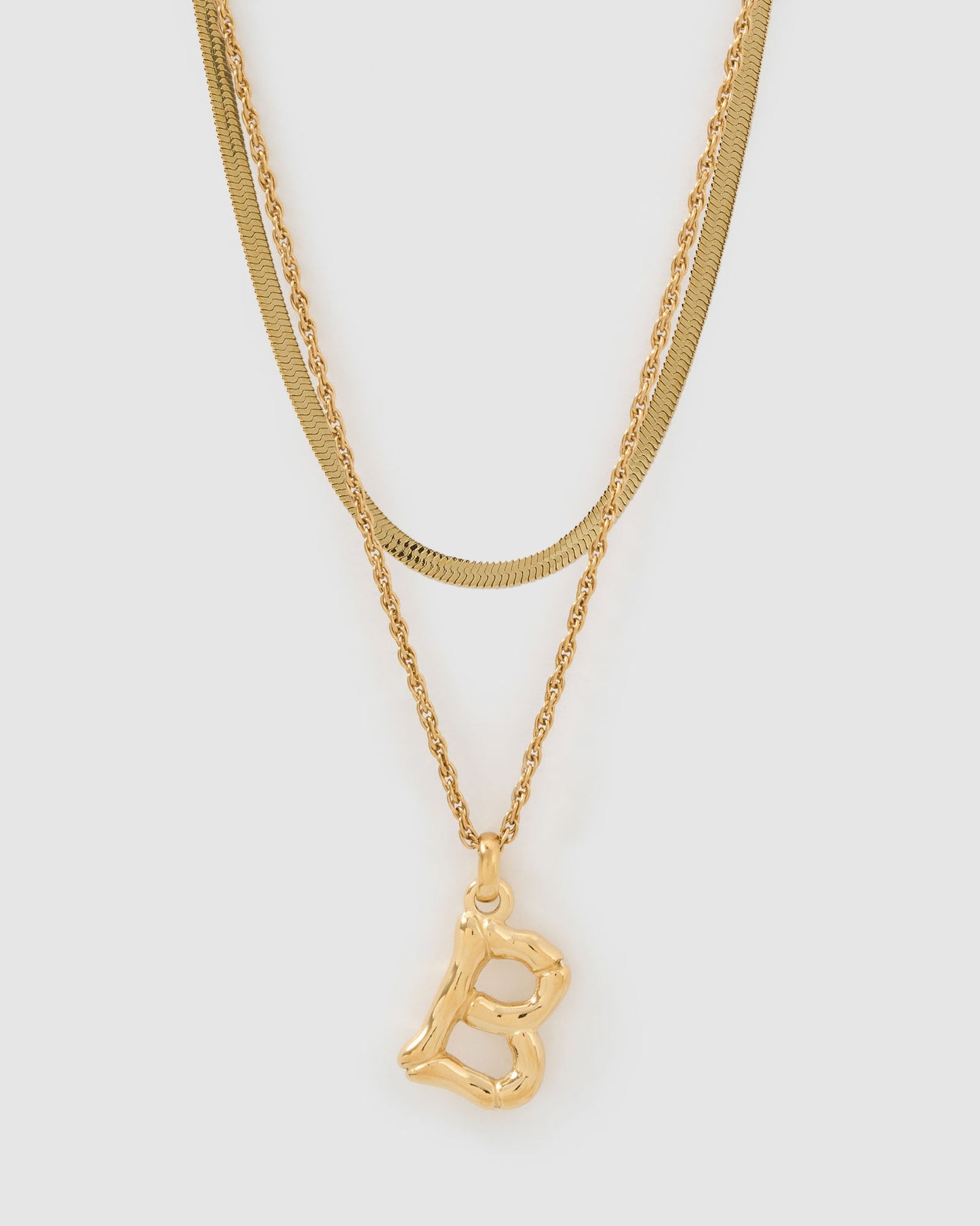 Luxe Letter Necklace Stack