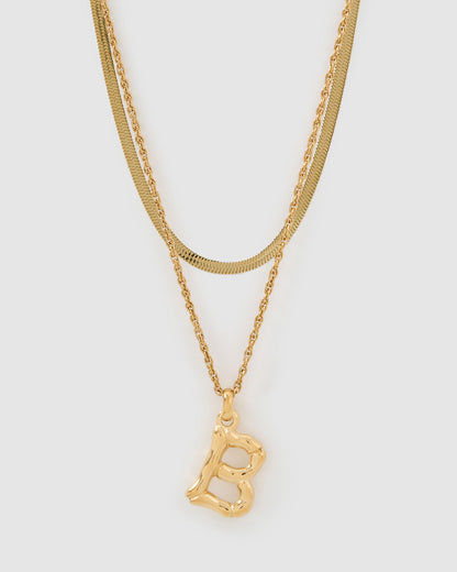 Luxe Letter Necklace Stack