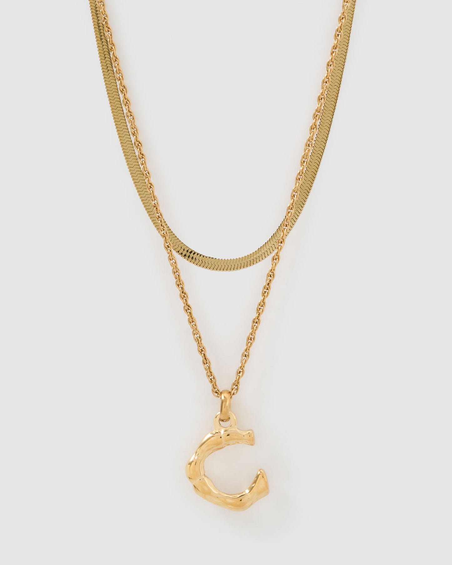 Luxe Letter Necklace Stack
