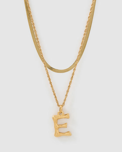 Luxe Letter Necklace Stack