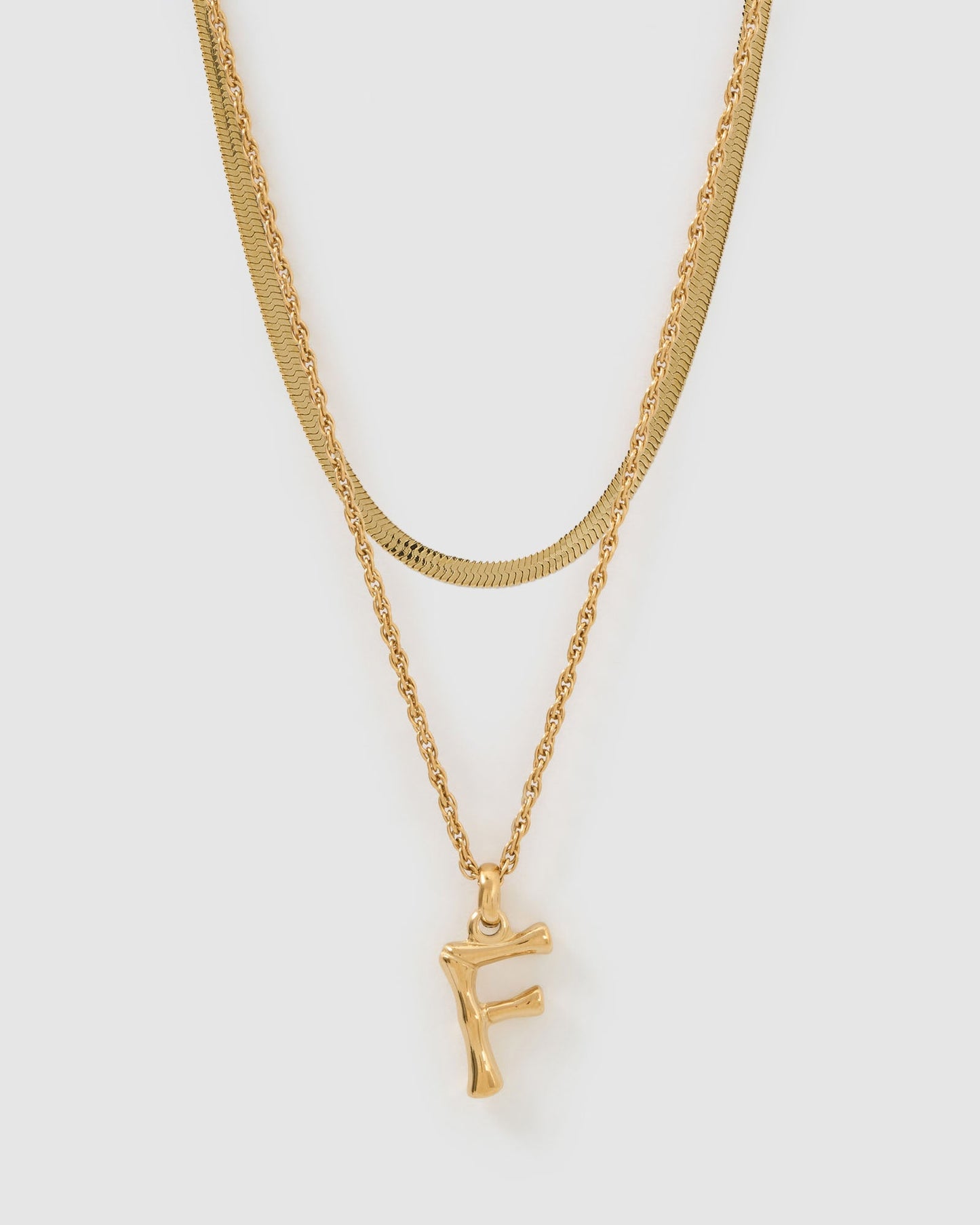 Luxe Letter Necklace Stack