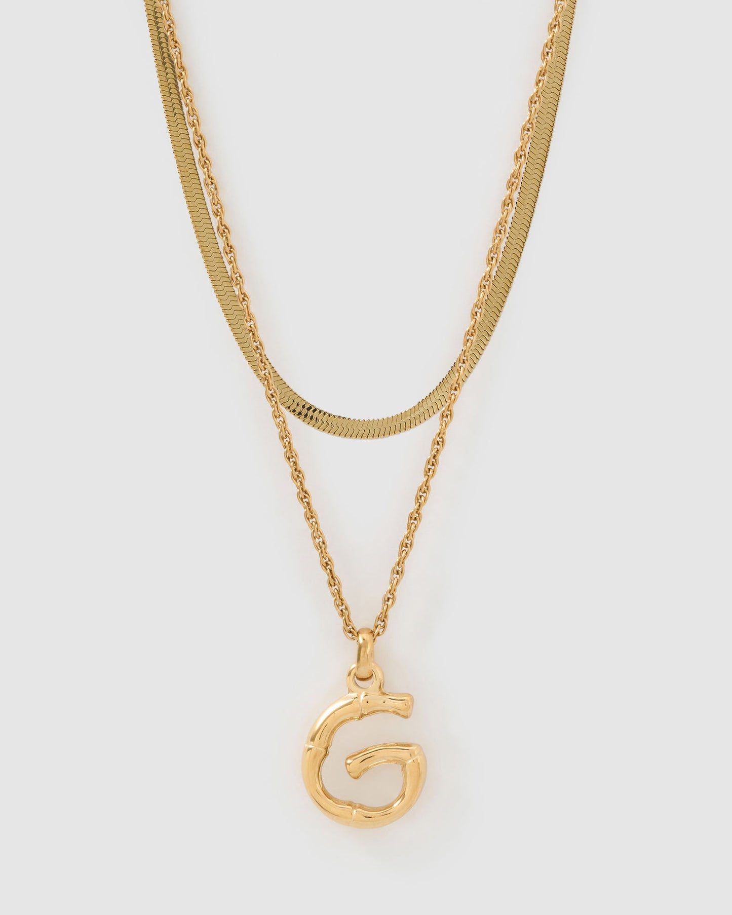 Luxe Letter Necklace Stack
