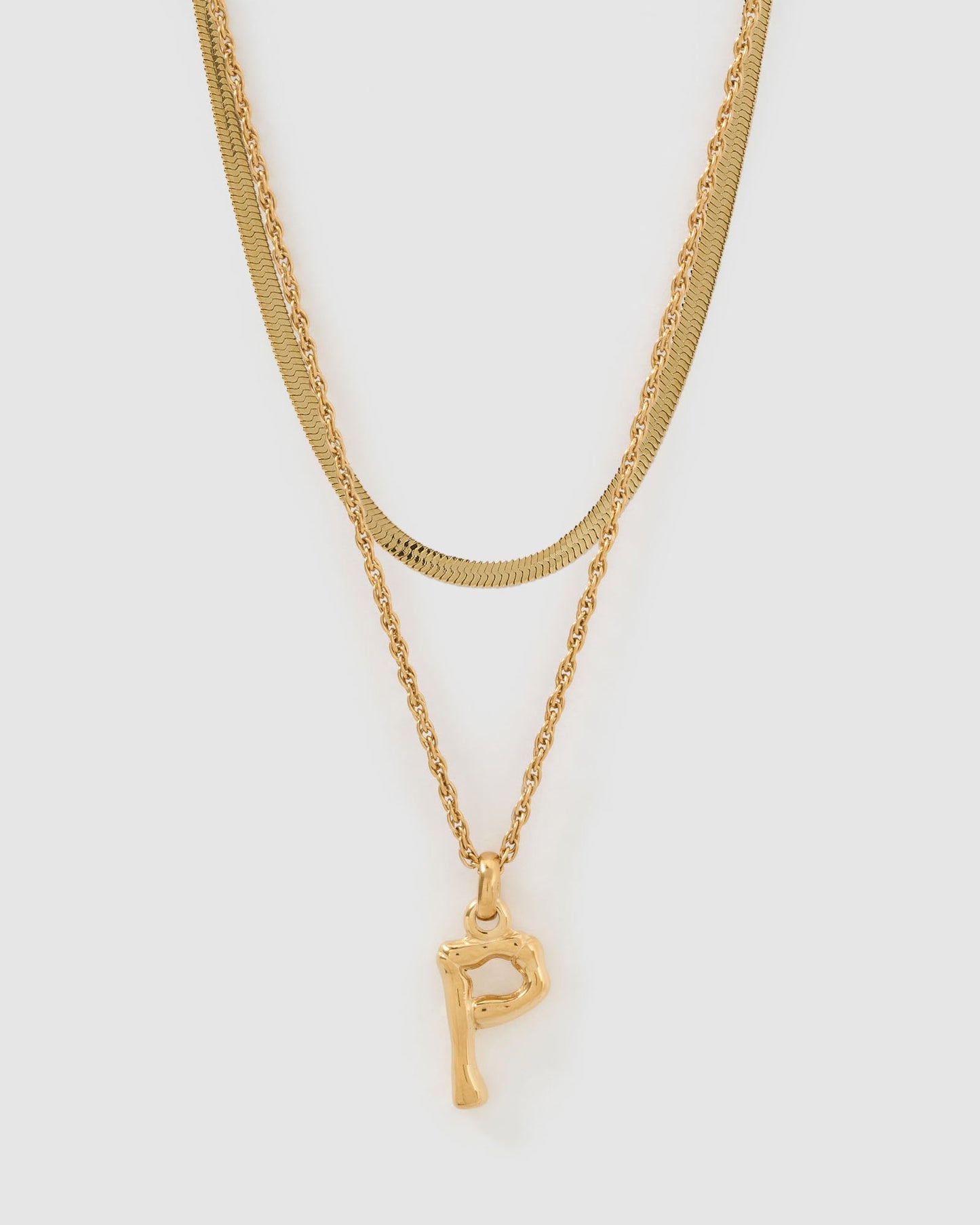 Luxe Letter Necklace Stack